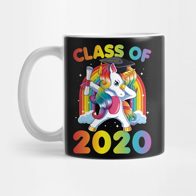 Dabbing Unicorn Class Of 2020 Graduation Gift by HCMGift